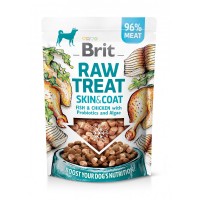 Ласощі для собак Brit (Бріт) Raw Treat freeze-dried Skin & Coat 40 г