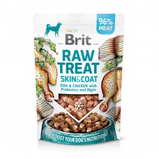 Ласощі для собак Brit (Бріт) Raw Treat freeze-dried Skin & Coat 40 г