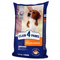 Сухой корм для собак Club 4 Paws Premium Medium Breeds Chicken 14 кг