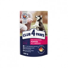 Вологий корм для щенят Club 4 Paws Premium Puppy All Breed Chicken 100 г