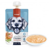 Влажный корм для собак Wanpy Chicken Carrot & Pea 90 г