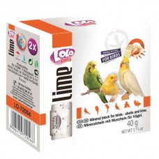 Мінеральний камінь для птахів з мюслями Lolo Pets Lime for Birds 40 г