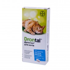 Таблетки для кішок від глистів Drontal (1 таблетка)