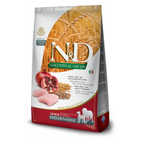 Сухой корм для собак Farmina (Фармина) N&D Low Grain Senior Medium & Maxi Chicken & Pomegranate 2.5 кг
