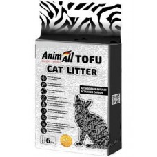 Соєвий наповнювач для котячого туалету AnimAll TOFU Activated Carbon 2.6 кг/6 літрів