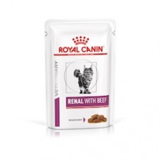 Влажный лечебный корм для котов Royal Canin (Роял Канин) Renal with Beef 85 г