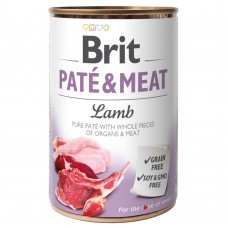 Вологий корм для собак Brit Pate & Meat Lamb 400 г