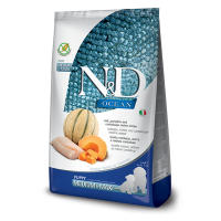 Сухий беззерновий корм для щенят Farmina (Фарміна) N&D Grain Free Ocean Cod Pumpkin & Cantaloupe Melon Puppy Medium & Maxi 2.5 кг