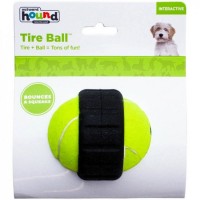 Іграшка для собак Outward Hound Tyre Ball Light Green 9 см