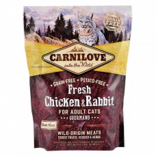 Сухий корм для котів Carnilove Cat Fresh Chicken & Rabbit Gourmand 0.4 кг