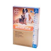 Капли против паразитов для собак Bayer Advocate 25-40 кг (1 пипетка)