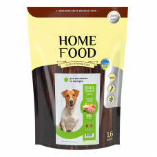 Сухий корм для цуценят Home Food Dog Adult Mini Active Junior Lamb & Rice 1.6 кг