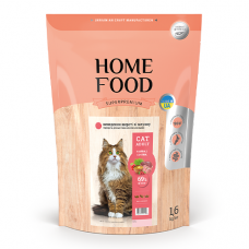 Cухий корм для котів Home Food Hairball Cat Chicken 1.6 кг