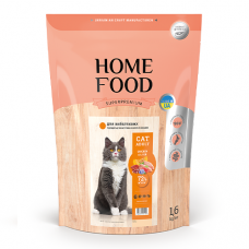 Cухий корм для котів Home Food Cat Adult Chicken Liver 1.6 кг