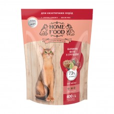 Сухий гіпоалергенний корм для котів Home Food Cat Adult Hypoallergenic Duck & Pear 0.4 кг