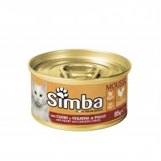 Вологий корм для котів Simba Cat Wet Chicken Hearts & Liver 85 г