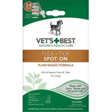 Краплі від бліх та кліщів для собак Vet's Best Flea + tick Spot-on bottle 17.7 мл