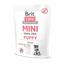 Сухой беззерновой корм для щенков Brit Care (Брит Кеа) GF Mini Grain Free Puppy Lamb 0.4 кг