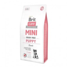 Сухий беззерновий корм для цуценят Brit Care GF Mini Grain Free Puppy Lamb 0.4 кг