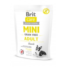 Сухой беззерновой корм для собак Brit Care GF Mini Adult Lamb 0.4 кг