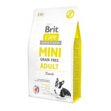 Сухий беззерновий корм для собак Brit Care GF Mini Adult Lamb 2 кг