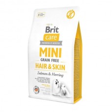 Сухой беззерновой корм для собак Brit Care GF Mini Hair & Skin 0.4 кг