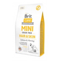 Сухой беззерновой корм для собак Brit Care (Бріт Кеа) GF Mini Hair & Skin 2 кг