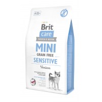 Сухой беззерновой корм для собак Brit Care (Брит Кеа) GF Mini Sensitive Venison 2 кг
