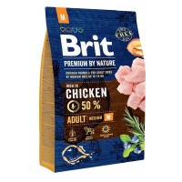 Сухий корм для собак Brit Premium (Бріт Преміум) Adult M Chicken 1 кг