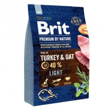 Сухий корм для собак Brit Premium Light Turkey & Oat 3 кг