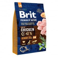 Сухий корм для собак Brit Premium Senior S+M Chicken 3 кг