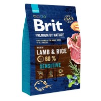 Сухий корм для собак Brit Premium (Бріт Преміум) Sensitive Lamb & Rice 1 кг
