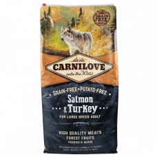 Сухой корм для собак Carnilove (Карнилав) Adult Large Salmon & Turkey 12 кг
