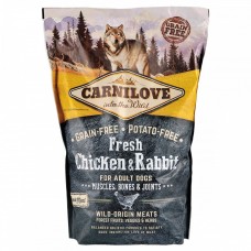 Сухий корм для собак Carnilove Fresh Chicken & Rabbit for Adult Dogs 1.5 кг