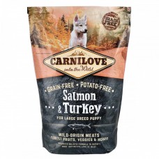 Сухий корм для цуценят Carnilove Puppy Large Salmon & Turkey 1.5 кг