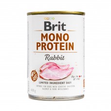 Влажный корм для собак Brit Mono Protein Rabbit 400 г
