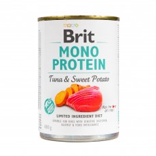 Вологий корм для собак Brit (Бріт) Mono Protein Tuna & Sweet Potato 400 г