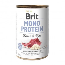 Вологий корм для собак Brit Mono Protein Lamb & Rice 400 г