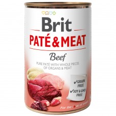 Вологий корм для собак Brit Pate & Meat Beef 400 г