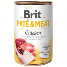 Вологий корм для собак Brit Pate & Meat Chicken 400 г