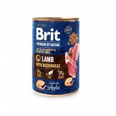 Вологий корм для собак Brit Premium By Nature Lamb & Buckwheat 0.4 кг