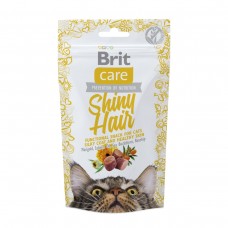 Ласощі для котів Brit Care (Бріт Кеа) Shiny Hair 50 г