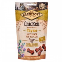 Лакомство беззерновое для котов Carnilove Cat Semi Moist Snack Chicken with Thyme 50 г