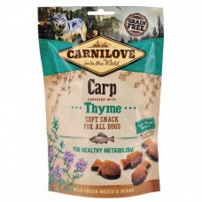 Беззернові ласощі для собак Carnilove Semi Moist Carp & Thyme 0.2 кг