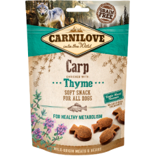 Беззернові ласощі для собак Carnilove Semi Moist Carp & Thyme 0.2 кг