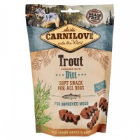 Беззерновое лакомство для собак Carnilove (Карнилав) Semi Moist Trout & Dill 0.2 кг