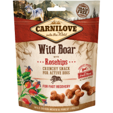 Беззернові ласощі для собак Carnilove Crunchy Wild Boar & Rosehips 0.2 кг