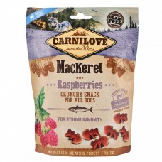 Беззернові ласощі для собак Carnilove Crunchy Mackerel & Raspberries 0.2 кг