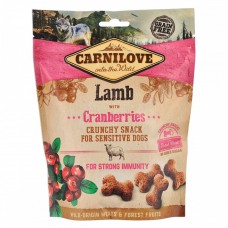 Беззернові ласощі для собак Carnilove Crunchy Lamb & Cranberries 0.2 кг