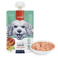 Вологий корм для собак Wanpy Lamb Carrot & Pea 90 г